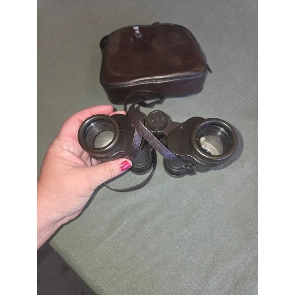 Focal 7x35 Wide Angle Binoculars 20-20-36 Kmart Japan Vintage with Case